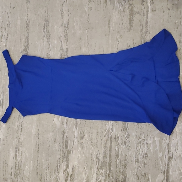 BRAND NEW - Bardot Split Thigh Ruffle Hem Bodycon Dress - Off the Shoulder - Picture 3 of 5